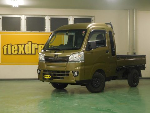 ≪軽トラ≫ハイゼット　ジャンボ！荷台はもちろんパーツもベッドライナー塗装で拘りカスタム♪